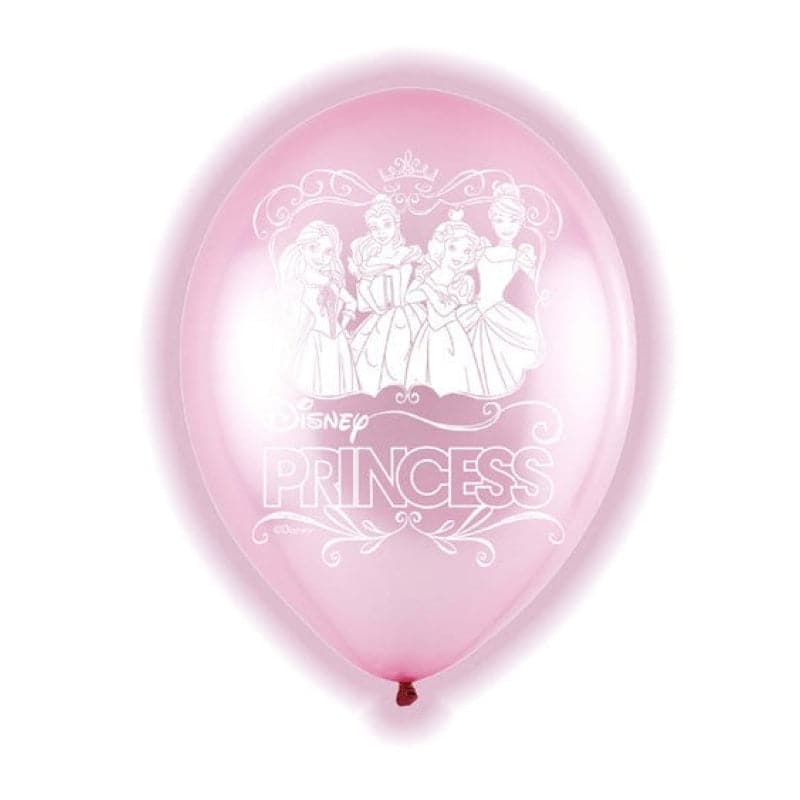 Ballone Disney Princess 27cm LED Mix (5 Stk.)