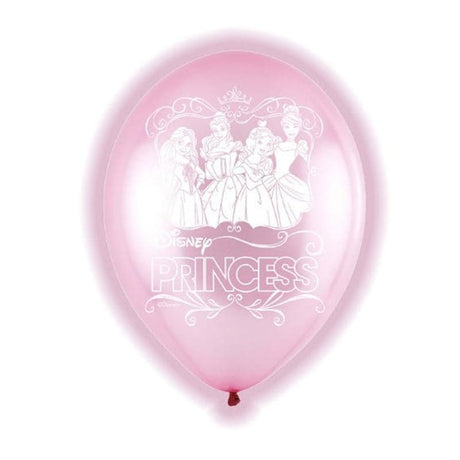 Ballone Disney Princess 27cm LED Mix (5 Stk.)
