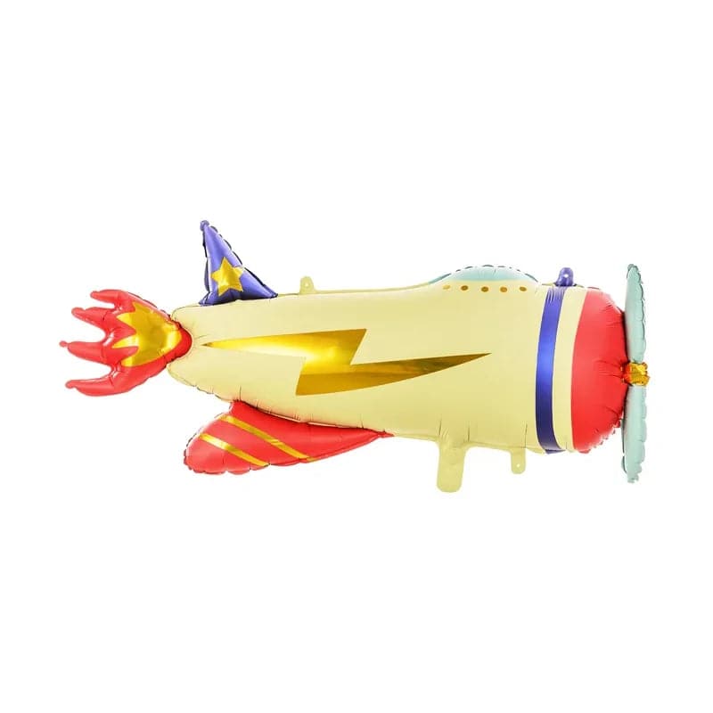 Ballone Flugzeug 91cm Metallic Mix (1 Stk.)