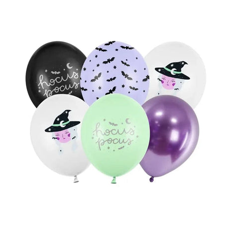 Ballone Halloween Hocus Pocus 30cm Metallic Mix (1 Stk.)