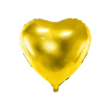 Ballone Herz 45cm Metallic gold (1 Stk.)