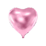 Ballone Herz 61cm Metallic rosa (1 Stk.)