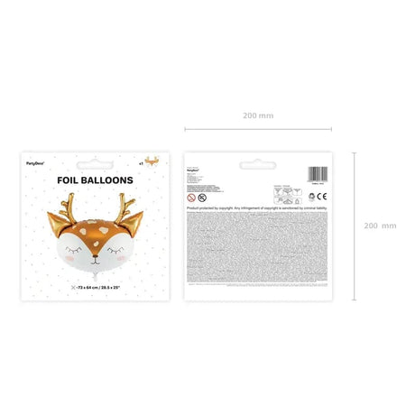 Ballone Hirsch 73cm Metallic Mix (1 Stk.)