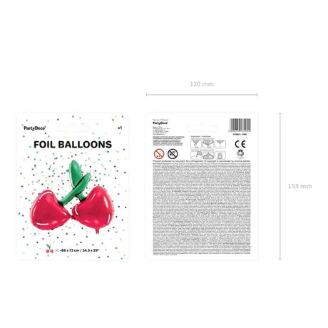 Ballone Kirschen 88cm Metallic Mix (1 Stk.)