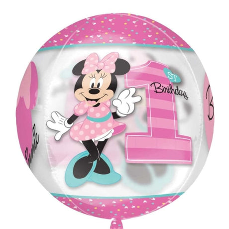 Ballone Minnie Mouse 40cm Metallic Mix (1 Stk.)