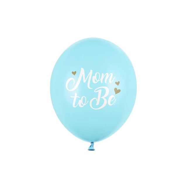Ballone Mom to Be 30cm Pastell Light Blue (6 Stk.)