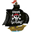 Ballone Piratenschiff 117cm Pastell Mix (1 Stk.)