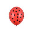 Ballone Punkte 30cm Pastell Poppy Red (6 Stk.)