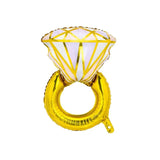 Ballone Ring 95cm Metallic gold (1 Stk.)
