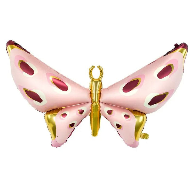 Ballone Schmetterling 120cm Metallic rosa (1 Stk.)