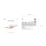 Ballone Storch 103cm Pastell rosa (1 Stk.)