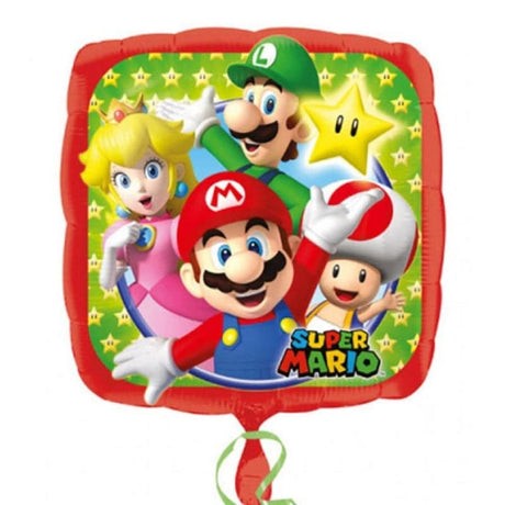 Ballone Super Mario 43cm Metallic Mix (1 Stk.)