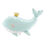 Ballone Wal 93cm Pastell blau (1 Stk.)