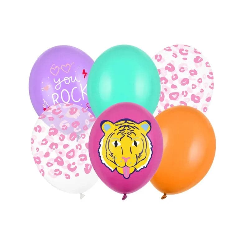 Ballone You Rock 30cm Pastell Rainbow (6 Stk.)
