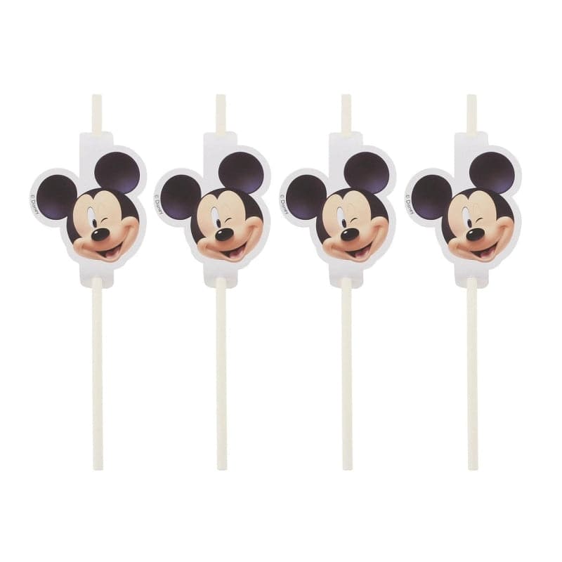 Disney Playful Mickey Papierstrohe 4 Stücke Set