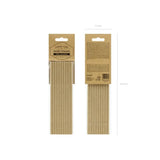 Papierstrohhalme Kraft 19,5 cm (10 Stk.)