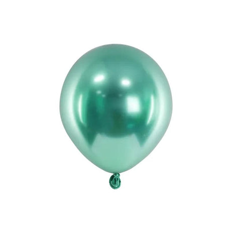 Ballone 12cm Glossy Flaschengrün (50 Stk.)
