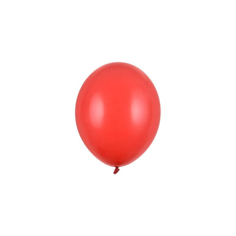 Ballone 12cm Pastel Poppy Red (100 Stk.)