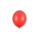 Ballone 12cm Pastel Poppy Red (100 Stk.)