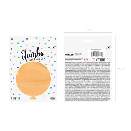 Ballone 1m Pastel Light Peach (1 Stk.)