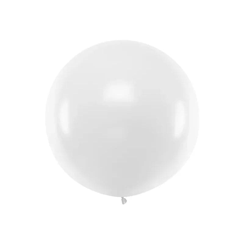 Ballone 1m Pastel White (1 Stk.)