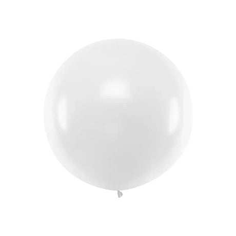 Ballone 1m Pastel White (1 Stk.)