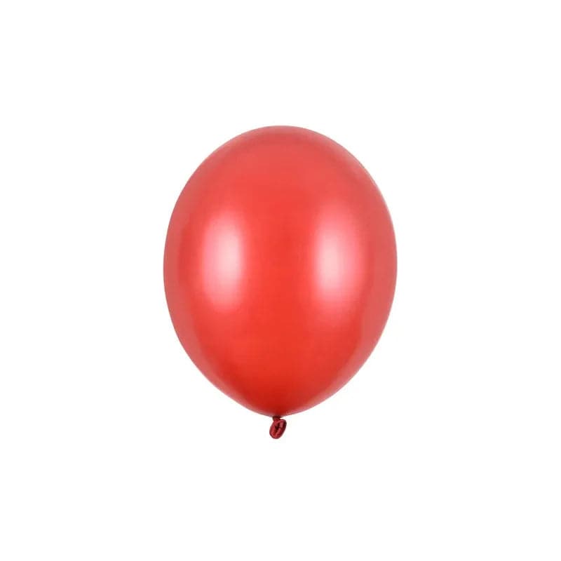 Ballone 27cm Metallic Poppy Red (50 Stk.)