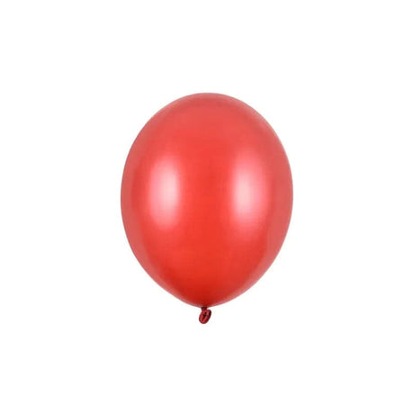 Ballone 27cm Metallic Poppy Red (50 Stk.)