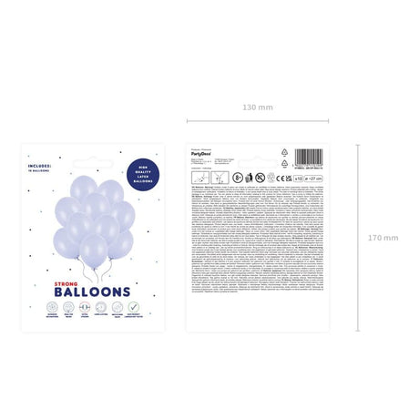 Ballone 27cm Pastel Light Lilac (10 Stk.)