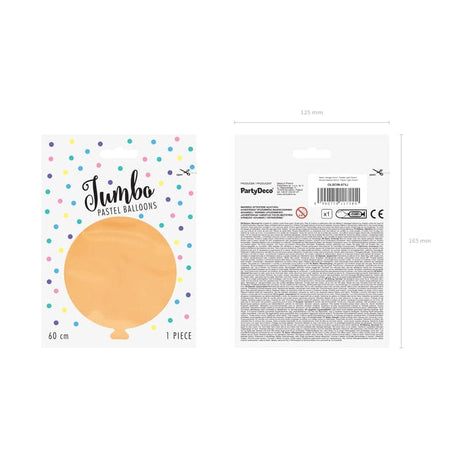 Ballone 60cm Pastel Light Peach (1 Stk.)