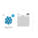 Ballons Glossy 30cm blau (10 Stk.)