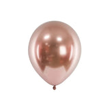 Ballons Glossy 30cm roségold (10 Stk.)