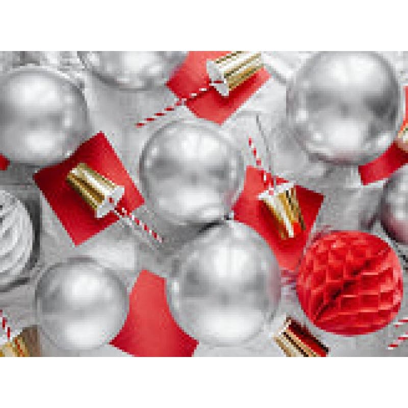 Ballons Glossy 30cm silber (10 Stk.)