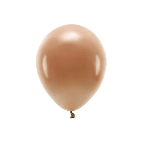 Ballone Eco 30cm Pastell Schokoladenbraun (10 Stk.)