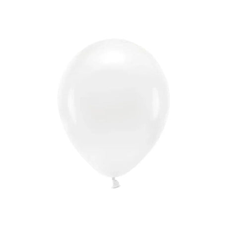 Ballone Eco 30cm Pastell weiß (10 Stk.)