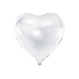 FB Herzballon 61cm weiss