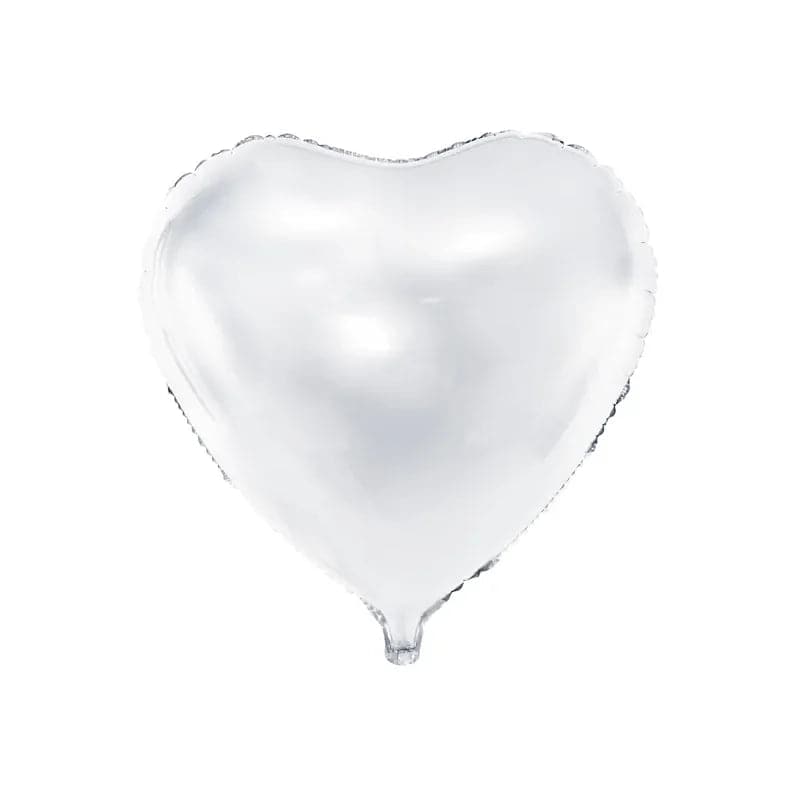 FB Herzballon 61cm weiss