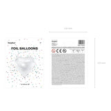 FB Herzballon 61cm weiss