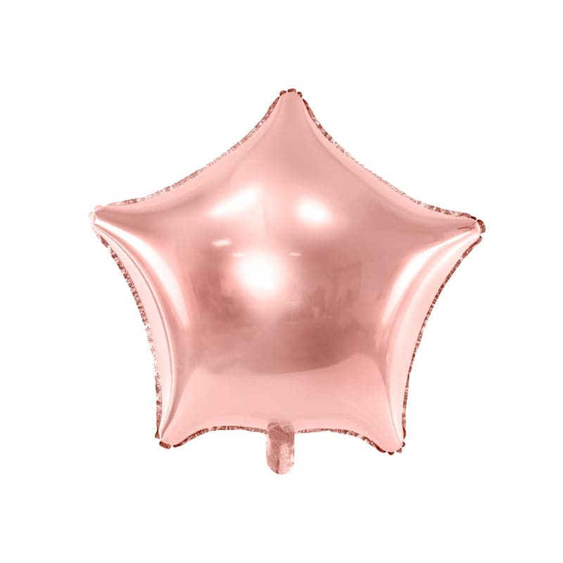 Ballone Herz 70cm Metallic roségold (1 Stk.)