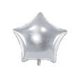 Ballone Herz 70cm Metallic silber (1 Stk.)