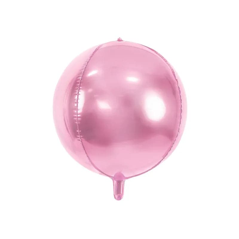 Ballone Kugel 40cm Metallic hellrosa (1 Stk.)