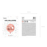 Ballone Kugel 40cm Metallic roségold (1 Stk.)