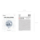 Ballone Kugel 40cm Metallic silber(1 Stk.)