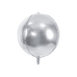 Ballone Kugel 40cm Metallic silber(1 Stk.)