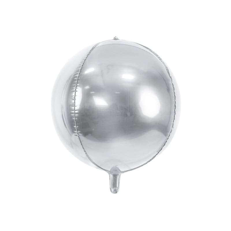 Ballone Kugel 40cm Metallic silber(1 Stk.)