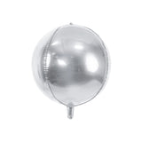 Ballone Kugel 40cm Metallic silber(1 Stk.)