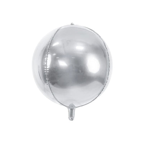 Ballone Kugel 40cm Metallic silber(1 Stk.)