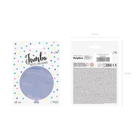 Runder Ballon 60cm Pastel Light Lila
