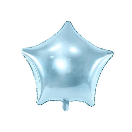 Ballone Stern 48cm Metallic blau (1 Stk.)