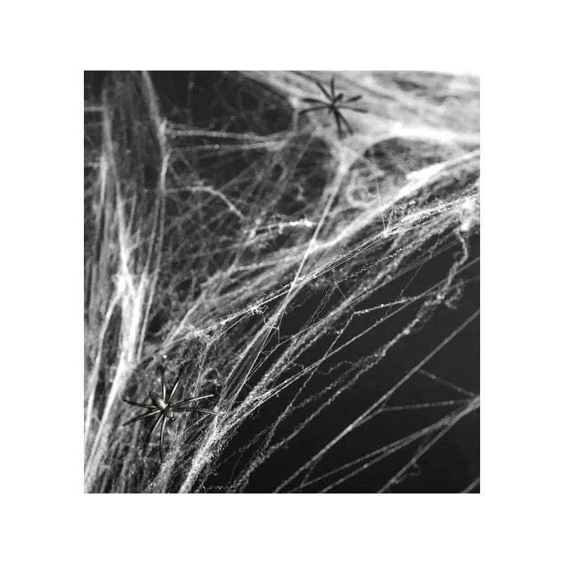 Halloween Spinnennetz weiss 60g